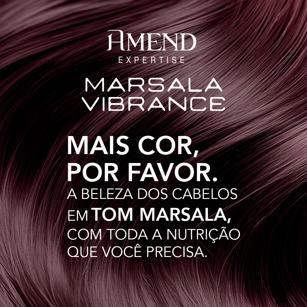 Máscara Amend Expertise Marsala Vibrance 300g image number 4